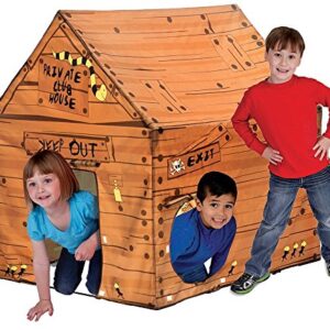 Pacific Play Tents Kids Club House Tent Playhouse for Indoor / Outdoor Fun - 50" x 40" x 50" - Image 2
