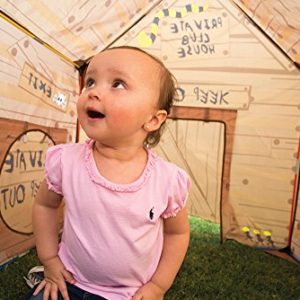 Pacific Play Tents Kids Club House Tent Playhouse for Indoor / Outdoor Fun - 50" x 40" x 50" - Image 3